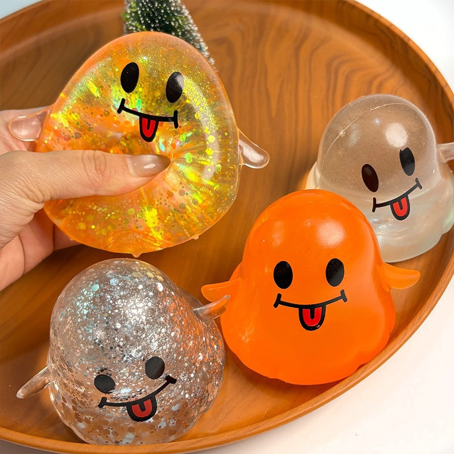 Cute Halloween Ghost Squishy Toy – Soft & Slow-Rising Fidget