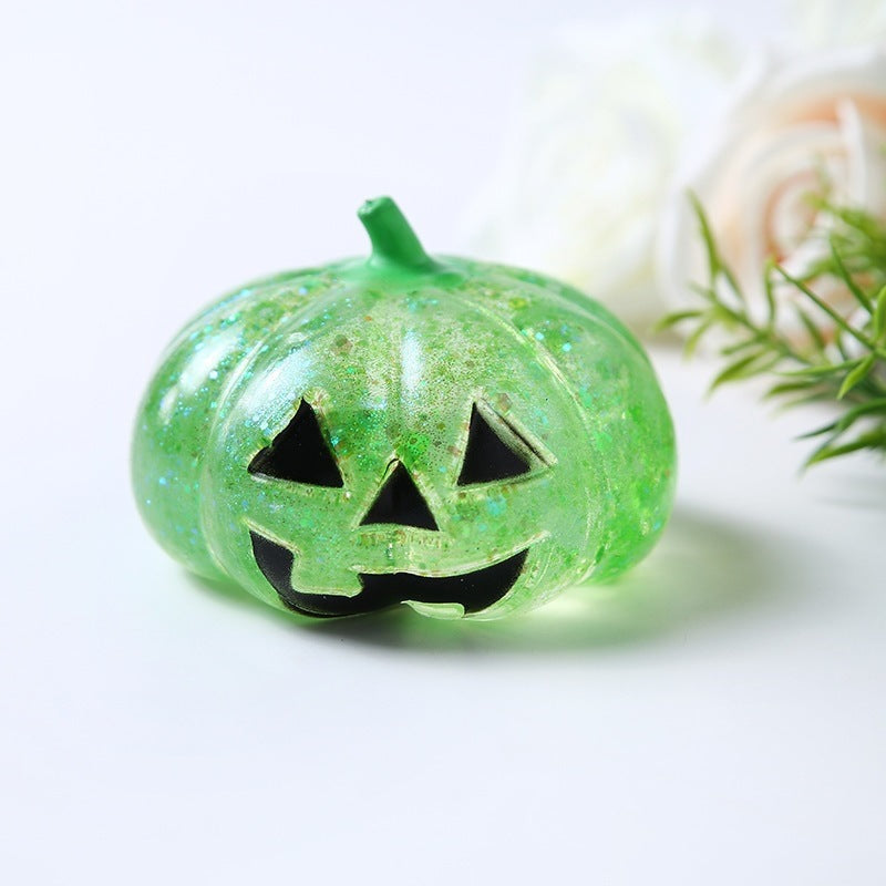 Funny Pumpkin Squishy Toy – Squeeze & Squish Halloween Fun