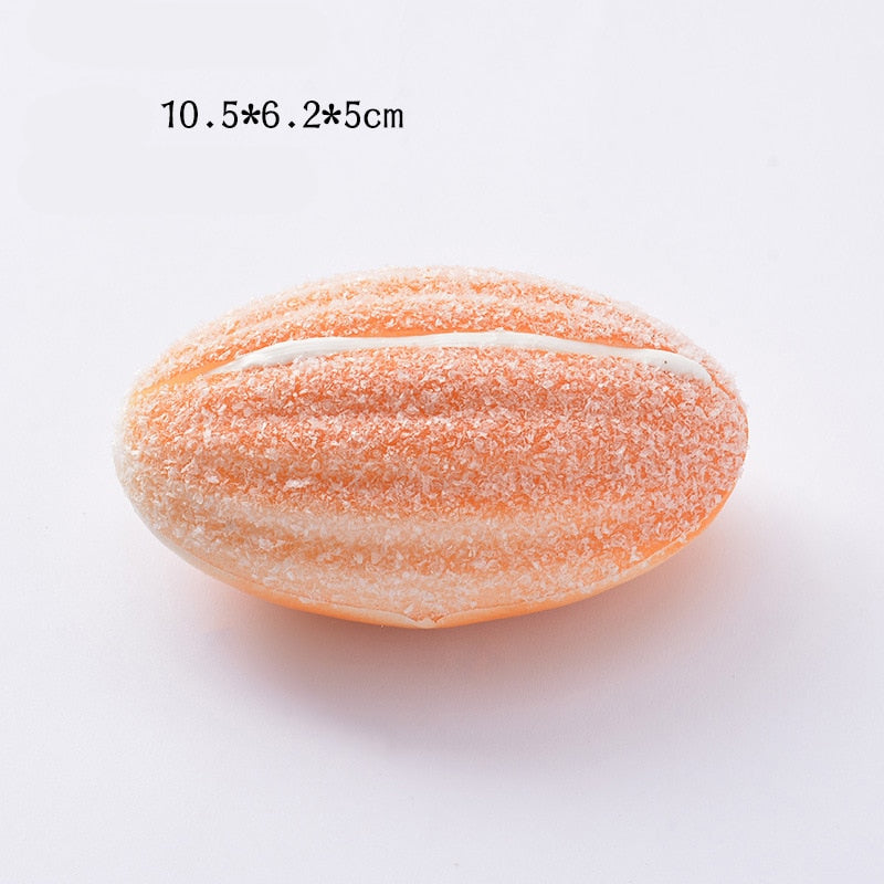 Realistic Food Squishy Toys – Bread, Toast & Donut Fidgets