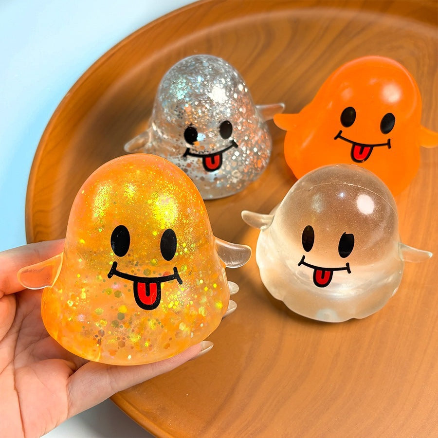 Cute Halloween Ghost Squishy Toy – Soft & Slow-Rising Fidget