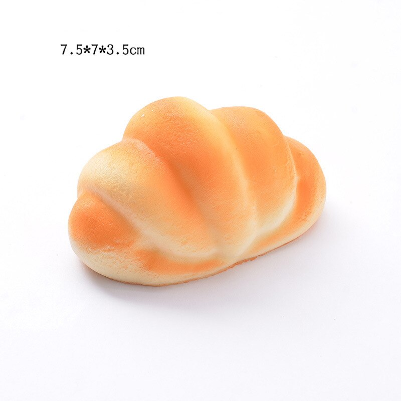 Realistic Food Squishy Toys – Bread, Toast & Donut Fidgets