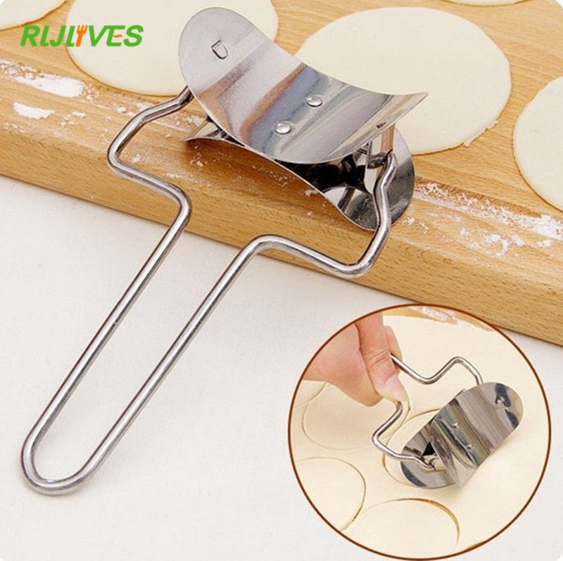 Stainless Steel Dumpling Maker & Wrapper Cutter – DIY Kitchen Tools