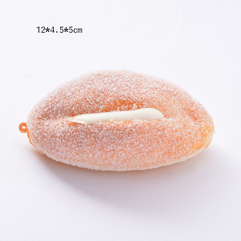 Realistic Food Squishy Toys – Bread, Toast & Donut Fidgets