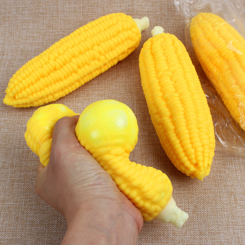Realistic Corn Squishy Toy – Soft Squeeze & Pull Fidget