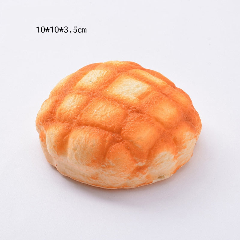 Realistic Food Squishy Toys – Bread, Toast & Donut Fidgets