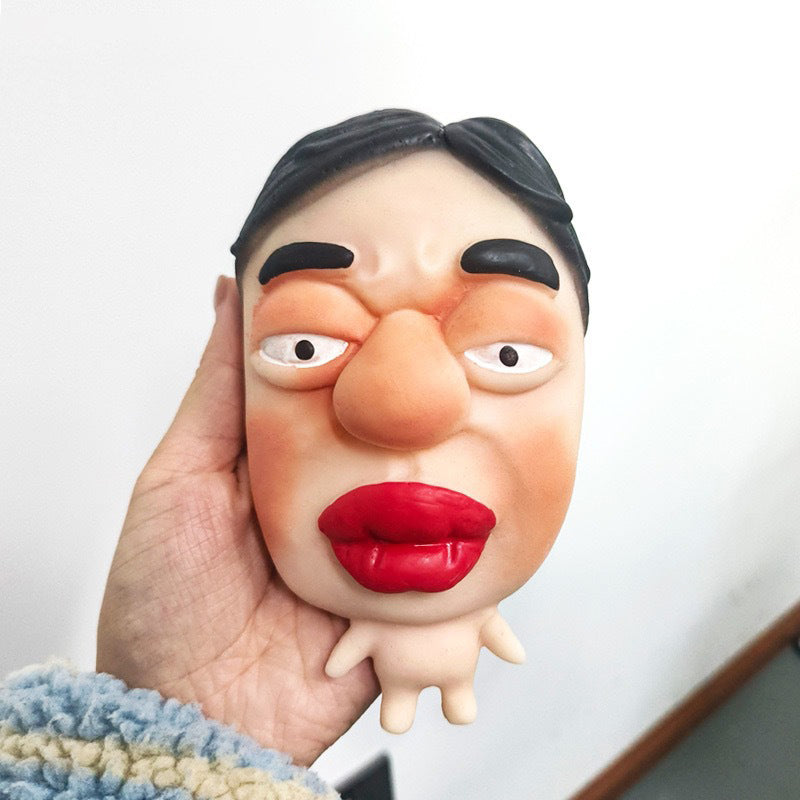 Funny Ugly Face Squishy Toy – Big Face Slow-Rising Fidget