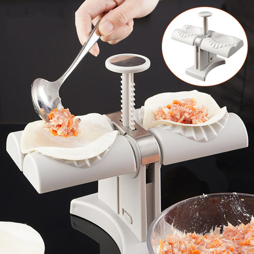 2-in-1 Automatic Dumpling Maker – Double-Head Dumpling Mold