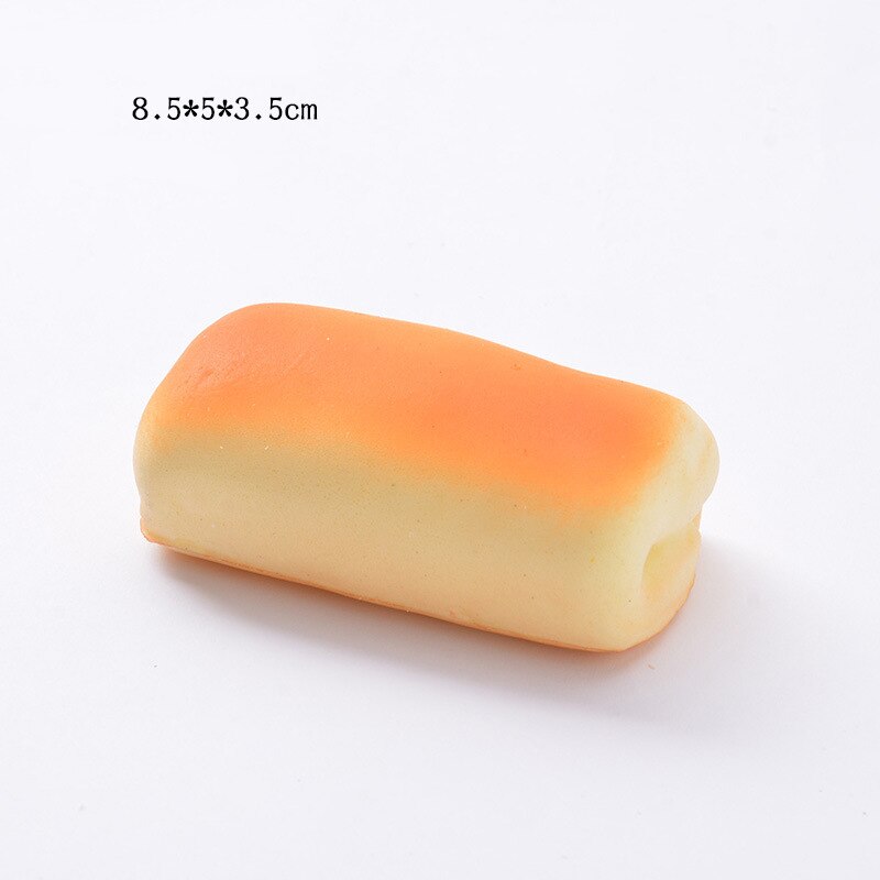 Realistic Food Squishy Toys – Bread, Toast & Donut Fidgets