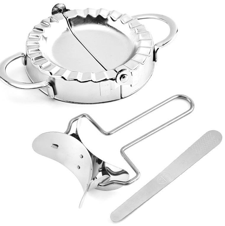 Stainless Steel Dumpling Maker & Wrapper Cutter – DIY Kitchen Tools