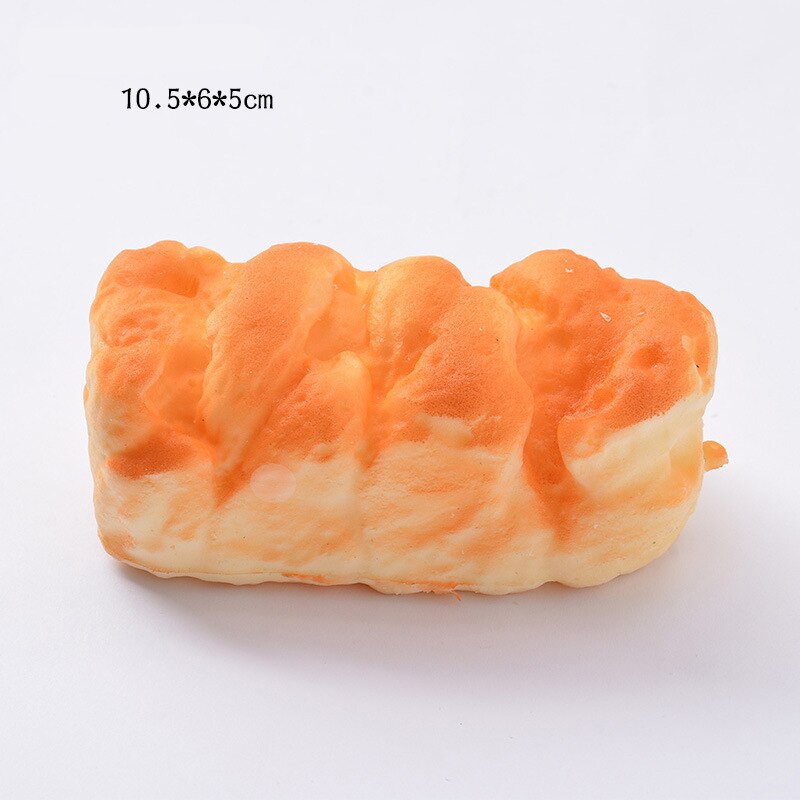 Realistic Food Squishy Toys – Bread, Toast & Donut Fidgets