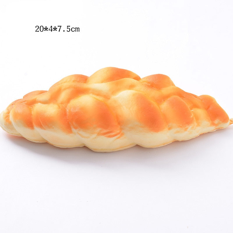 Realistic Food Squishy Toys – Bread, Toast & Donut Fidgets