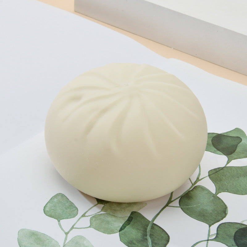 Realistic Steamed Bun Squishy Toy – Soft & Satisfying Bao Fidget