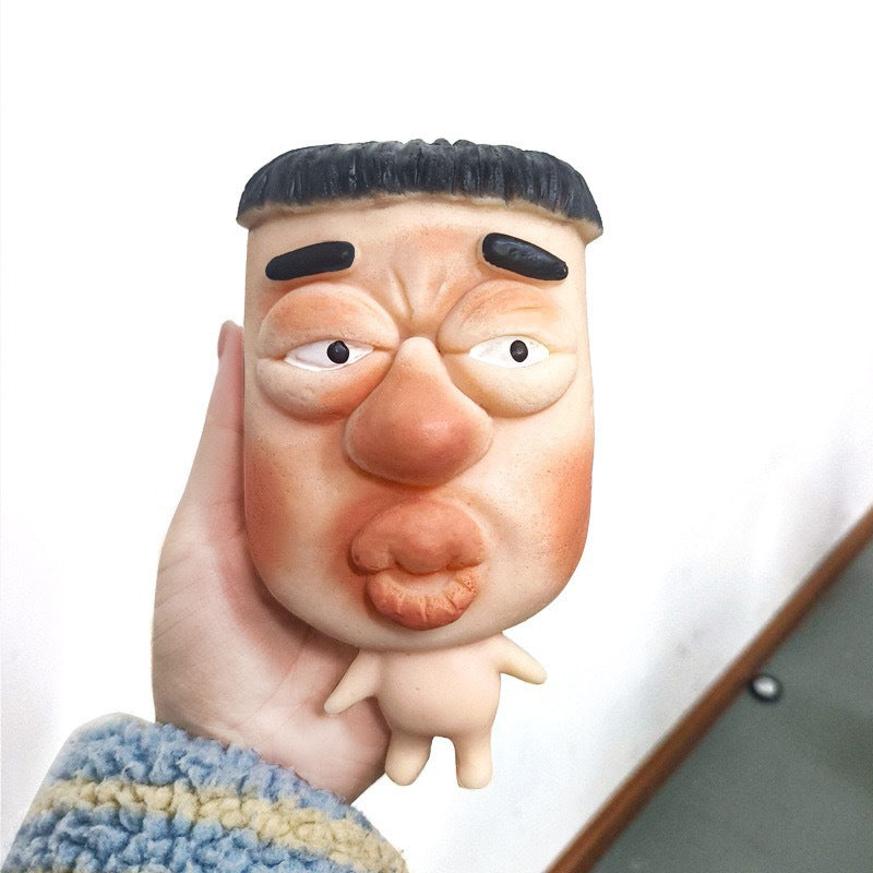 Funny Ugly Face Squishy Toy – Big Face Slow-Rising Fidget