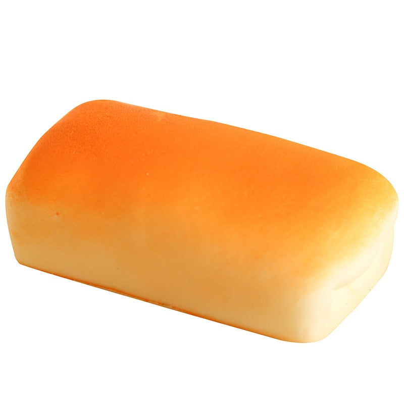 Realistic Food Squishy Toys – Bread, Toast & Donut Fidgets
