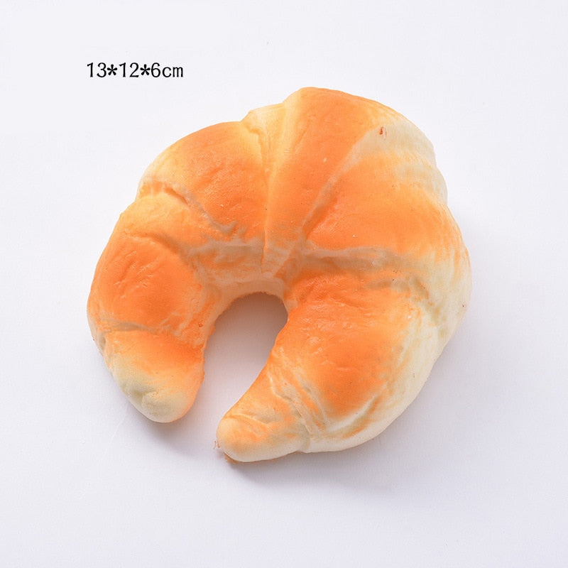 Realistic Food Squishy Toys – Bread, Toast & Donut Fidgets