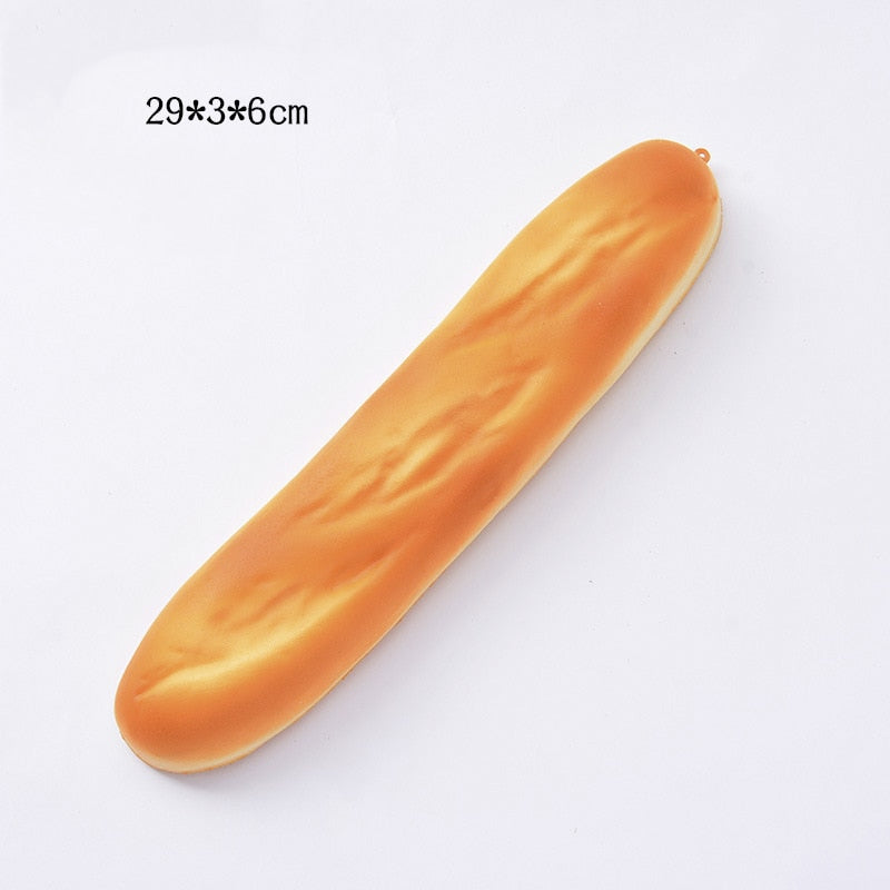 Realistic Food Squishy Toys – Bread, Toast & Donut Fidgets