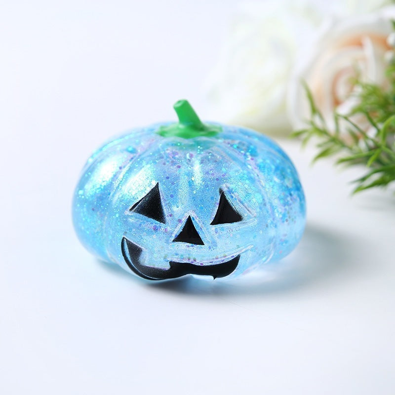 Funny Pumpkin Squishy Toy – Squeeze & Squish Halloween Fun