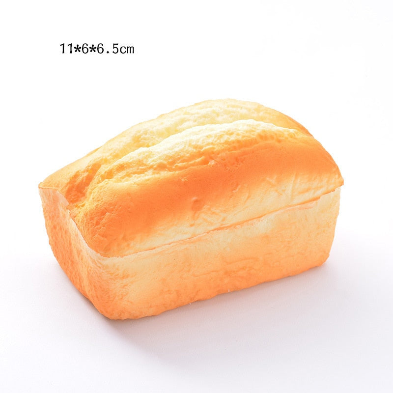 Realistic Food Squishy Toys – Bread, Toast & Donut Fidgets