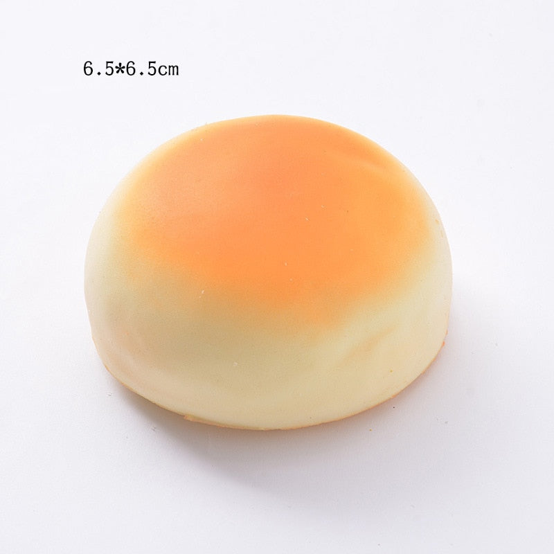 Realistic Food Squishy Toys – Bread, Toast & Donut Fidgets