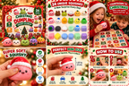 Christmas Squishy Advent Calendar – 24 Days of Surprise Toys
