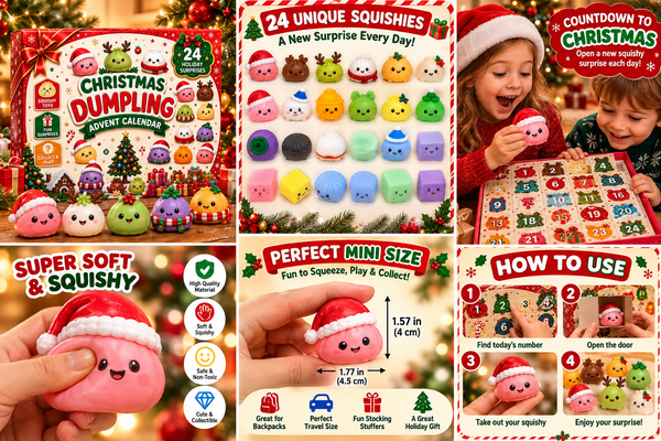 Christmas Squishy Advent Calendar – 24 Days of Surprise Toys