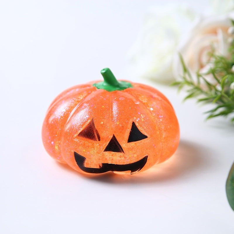 Funny Pumpkin Squishy Toy – Squeeze & Squish Halloween Fun
