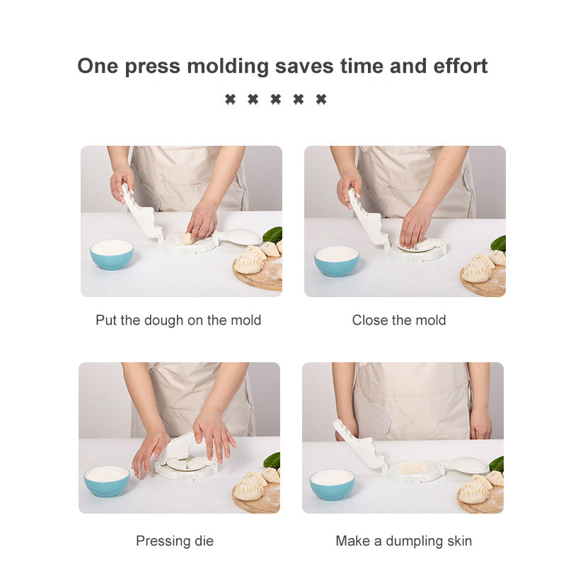 Manual Dumpling Wrapper Press – Easy Dough Flattening Tool