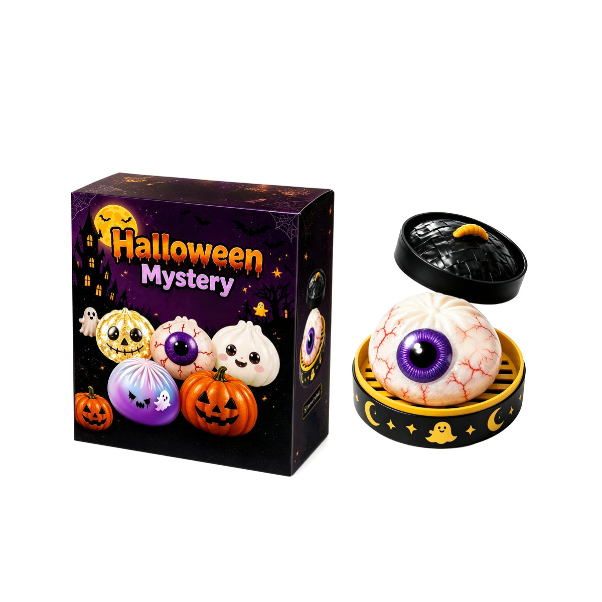 Halloween Squishy Toys – Spooky Slow-Rising Stress Relief Fidgets