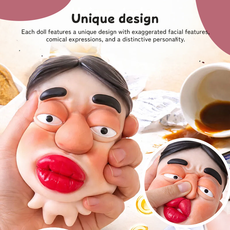Funny Ugly Face Squishy Toy – Big Face Slow-Rising Fidget